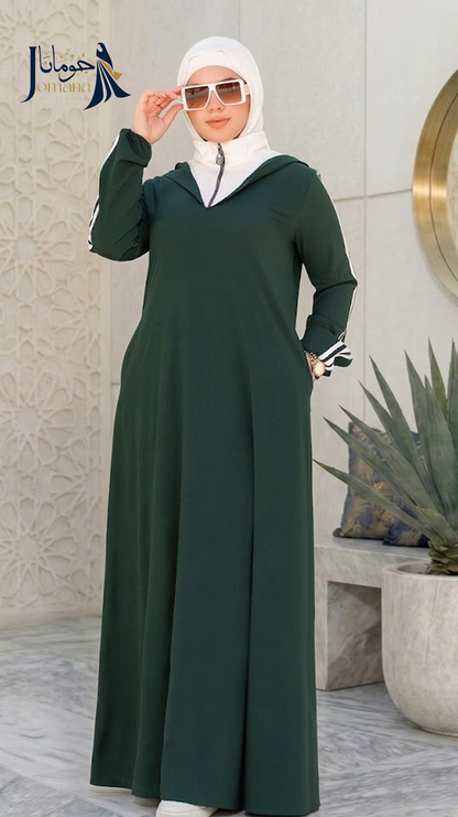 عباءة هودي كاجوال بسوستة