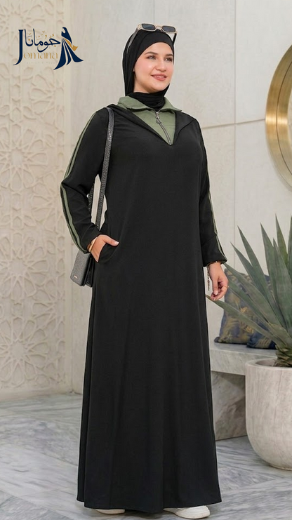 عباءة هودي كاجوال بسوستة