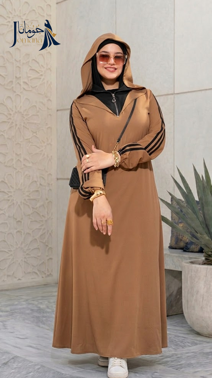 عباءة هودي كاجوال بسوستة